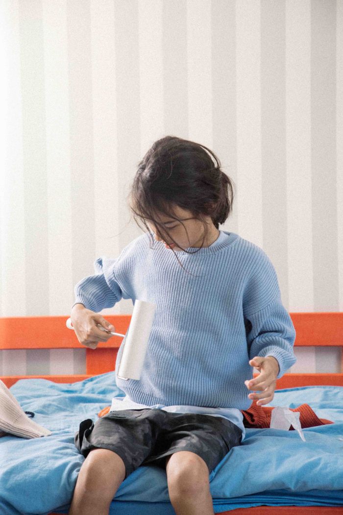 KIDS CHUNKY- Dusty blue