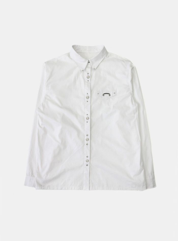 Viper Logo Rivet Shirt - White