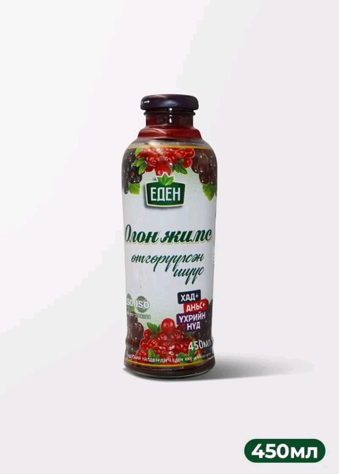 Ундаа жүүс Еден 450мл шил