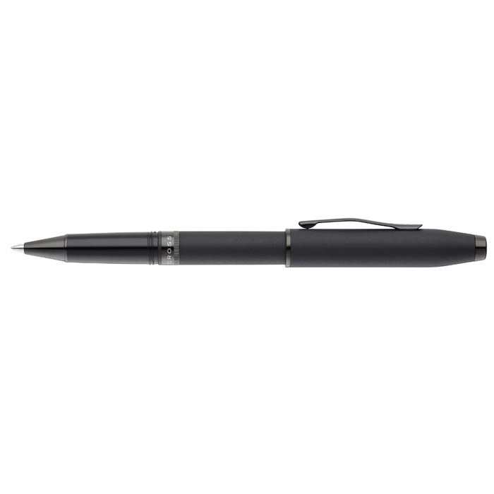 Foundry Matte Black Lacquer with PVD Black Appointments Rollerball Pen