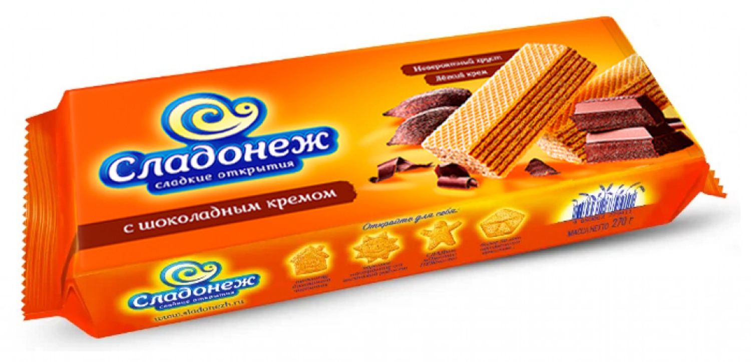 Печень Сладонеж Вафли 270гр