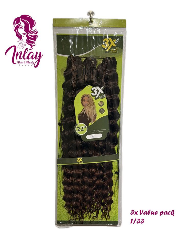 3X Value Pack Premium Braiding Hair 1/33