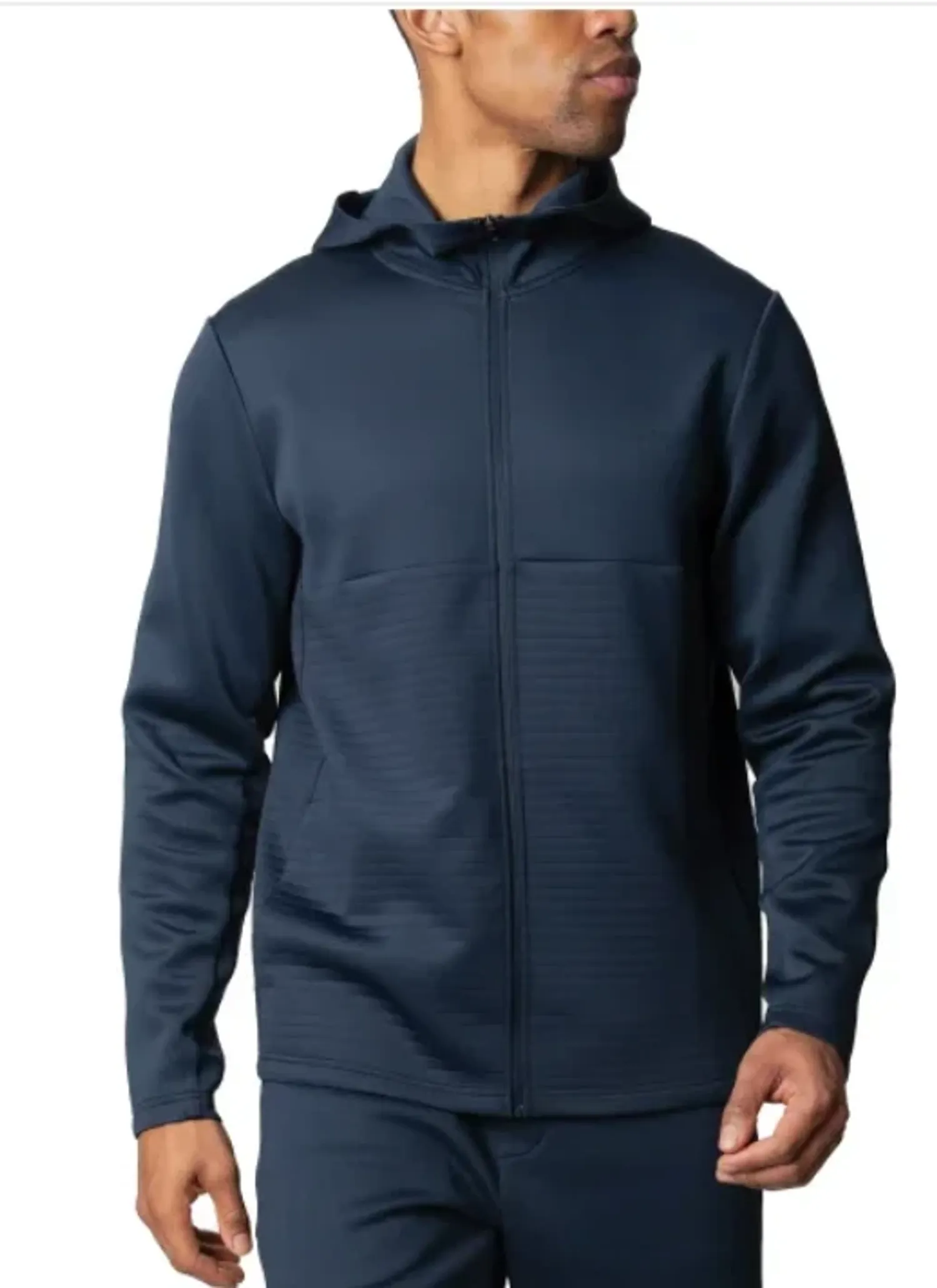 Spyder Men's Full Zip Stretch Hoodie Jacket, Blue, Size S