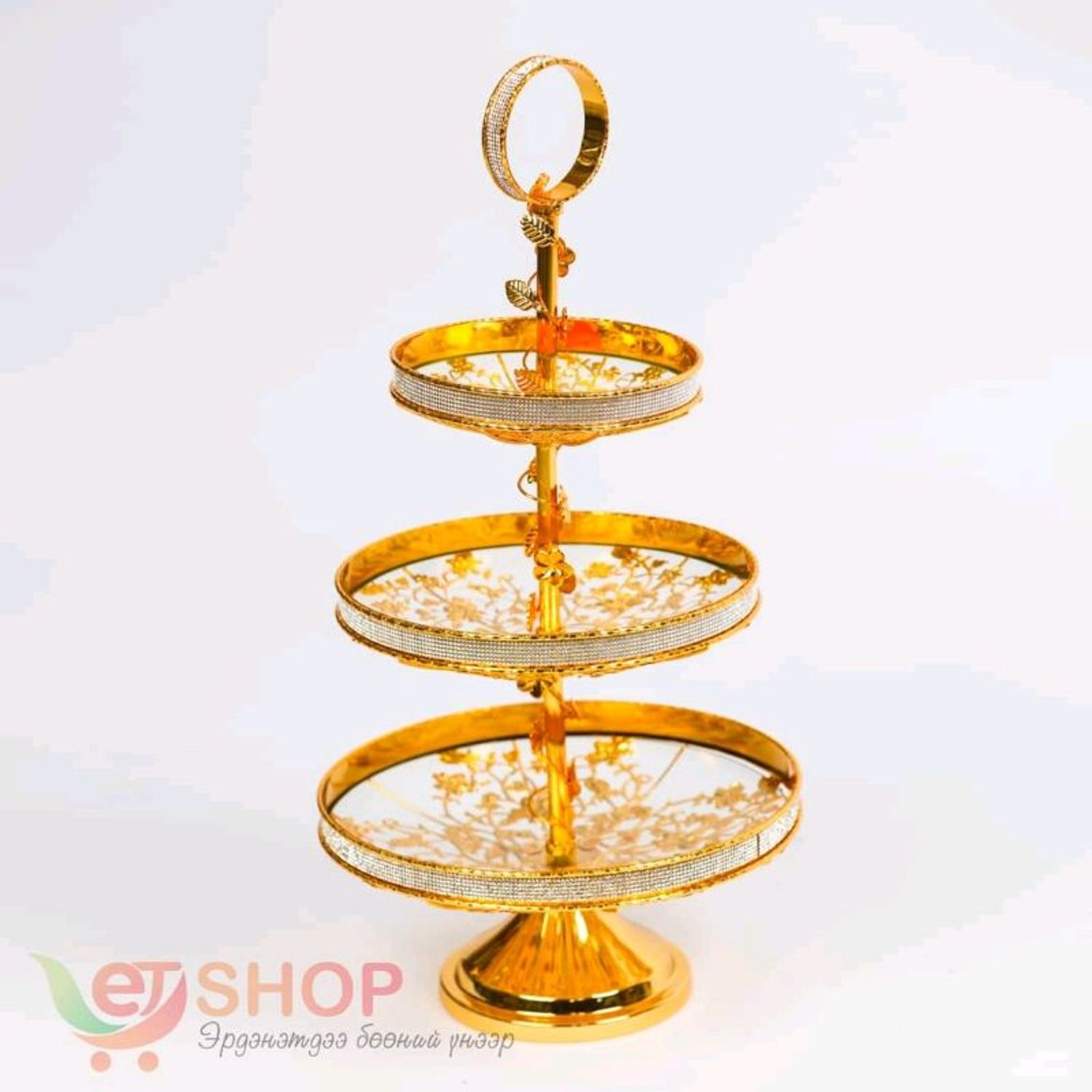 Шигтгээтэй гоёмсог чихрийн таваг