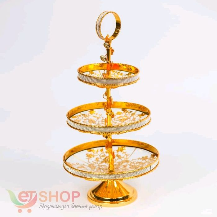 Шигтгээтэй гоёмсог чихрийн таваг