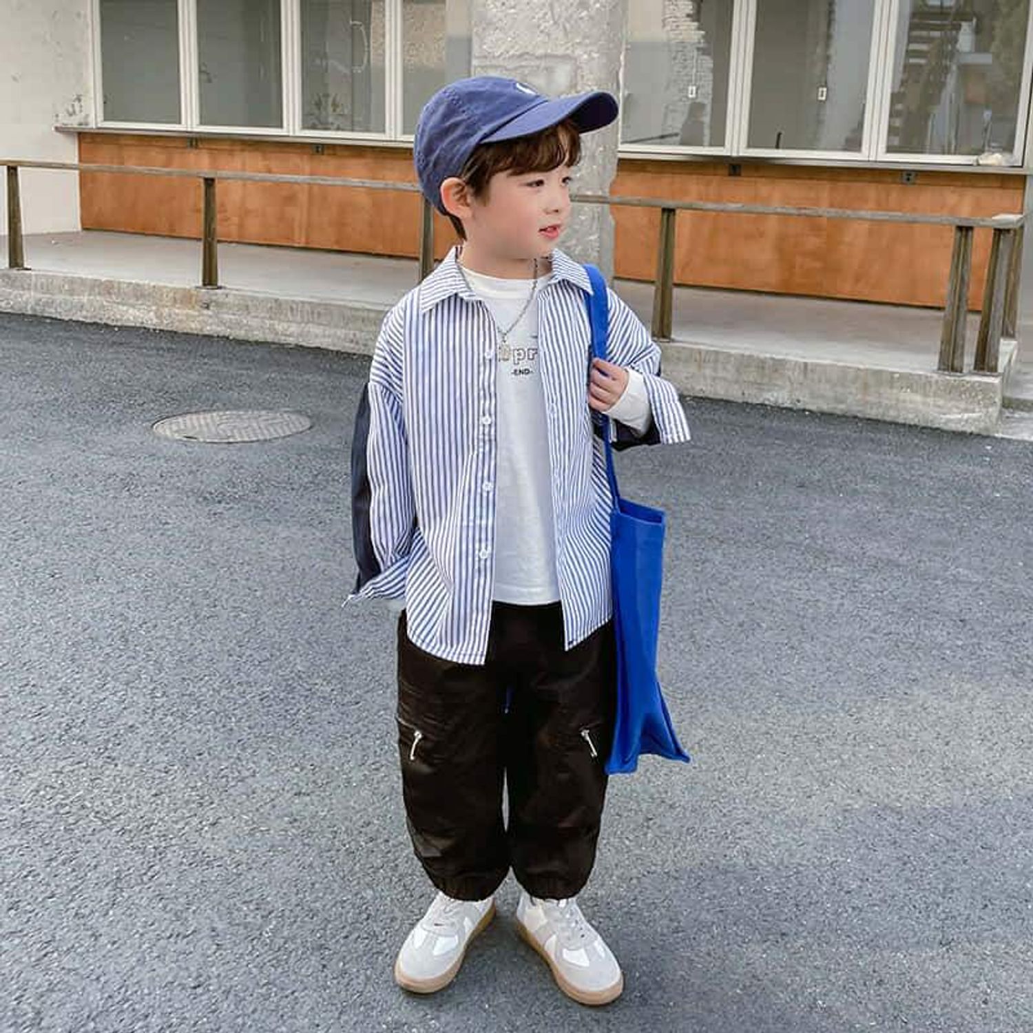 Xiao судалтай цэнхэр сорочка