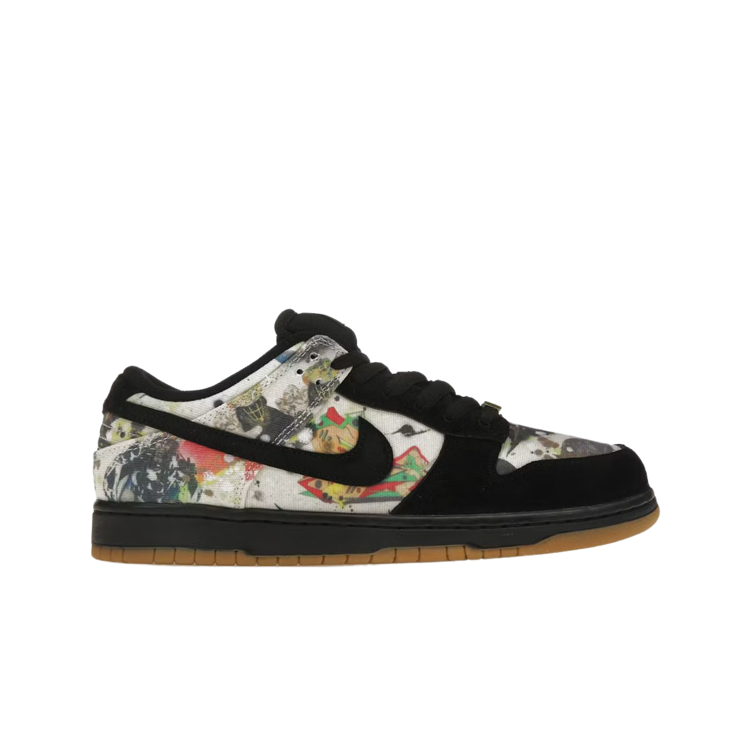 Nike x Supreme SB Dunk Low QS Rammellzee Black