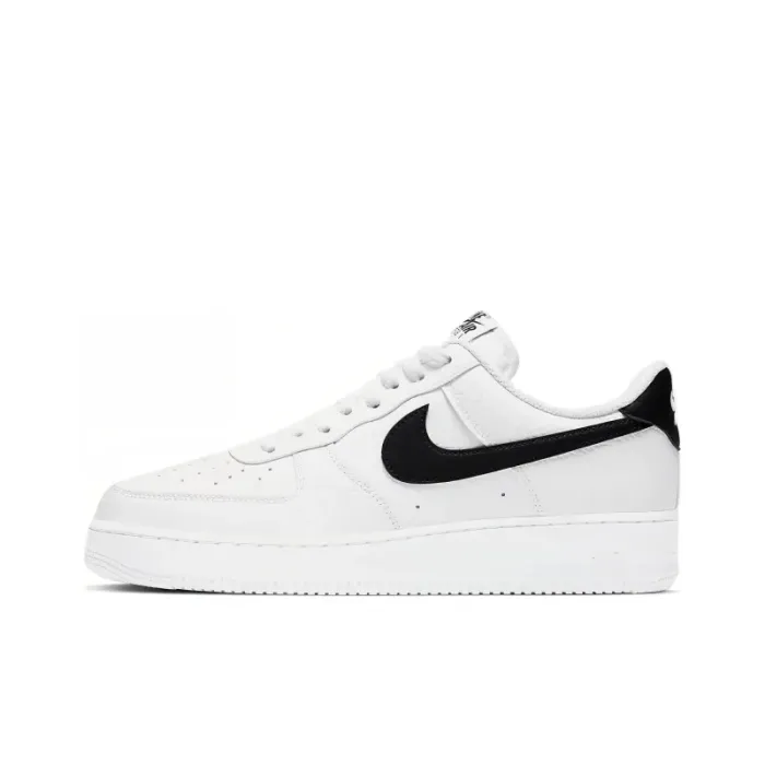 Nike Air Force 1 Low '07 White Black Pebbled Leather